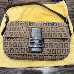 AUTHENTIC VINTAGE FENDI ZUCCHINO BAGUETTE!! Bought at Saks 5th Avenue!